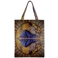 Mosaic Painting Glass Decoration Zipper Classic Tote Bag by Sudhe