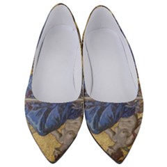 Mosaic Painting Glass Decoration Women s Low Heels by Sudhe