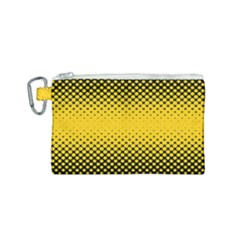 Dot Halftone Pattern Vector Canvas Cosmetic Bag (small)