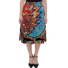 Grateful Dead Rock Band Classic Midi Skirt by Sudhe