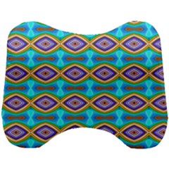 Abstract Colorful Unique Head Support Cushion