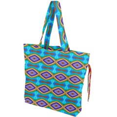 Abstract Colorful Unique Drawstring Tote Bag