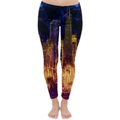 City View San Francisco Usa Classic Winter Leggings by Pakrebo