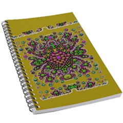 Ornate Dots And Decorative Colors 5 5  X 8 5  Notebook by pepitasart