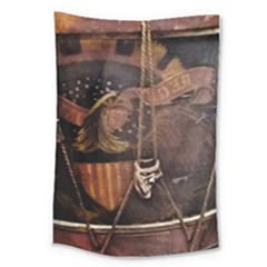 Grand Army Of The Republic Drum Large Tapestry by Riverwoman