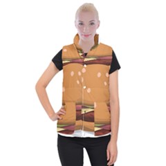 Hamburger Cheeseburger Burger Lunch Women s Button Up Vest by Sudhe