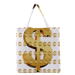 Dollar Money Gold Finance Sign Grocery Tote Bag