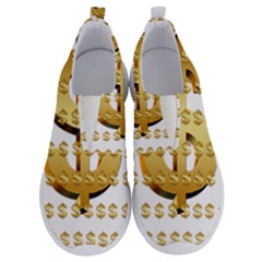 Dollar Money Gold Finance Sign No Lace Lightweight Shoes