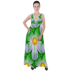 Seamless Repeating Tiling Tileable Empire Waist Velour Maxi Dress
