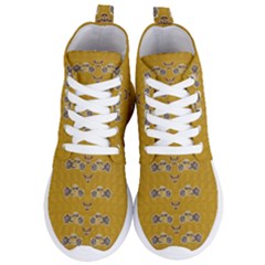 Motorcycles And Ornate Mouses Women s Lightweight High Top Sneakers by pepitasart