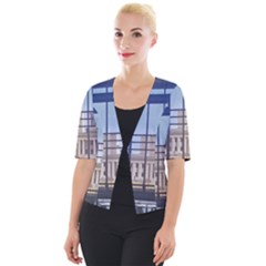 Ohio Statehouse Cropped Button Cardigan by Riverwoman