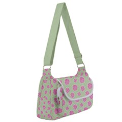 Roses Flowers Pink And Pastel Lime Green Pattern With Retro Dots Multipack Bag by genx