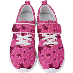 Cherry Blossoms Floral Design Men s Velcro Strap Shoes by Pakrebo
