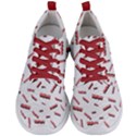 Funny Bacon Slices Pattern infidel red meat Men s Lightweight Sports Shoes View1