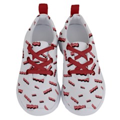 Funny Bacon Slices Pattern Infidel Red Meat Running Shoes by genx