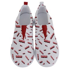 Funny Bacon Slices Pattern Infidel Red Meat No Lace Lightweight Shoes by genx