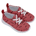 Funny Bacon Slices Pattern infidel vintage red meat background  Running Shoes View3