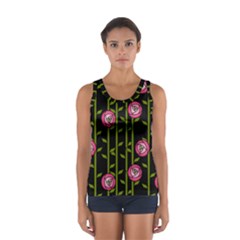 Abstract Rose Garden Sport Tank Top 