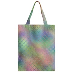 Pastel Mermaid Sparkles Zipper Classic Tote Bag by retrotoomoderndesigns