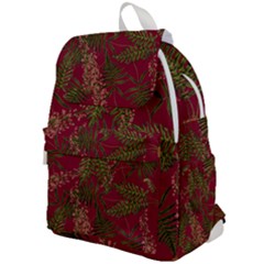 Fern Red Top Flap Backpack by snowwhitegirl