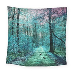 Blue Forest Square Tapestry (large)
