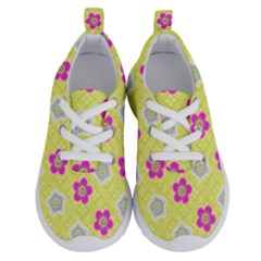 Traditional Patterns Plum Running Shoes