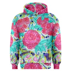 Roses And Movie Theater Carpet Men s Overhead Hoodie by okhismakingart