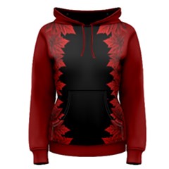 Canada Maple Leaf  Women s Pullover Hoodie by CanadaSouvenirs
