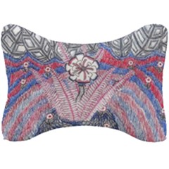 Abstract Flower Field Seat Head Rest Cushion