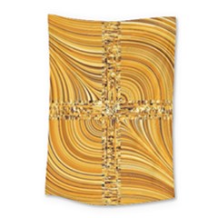 Electric Field Art Viii Small Tapestry by okhismakingart