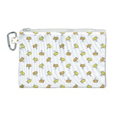 Birds, Animal, Cute, Sketch, Wildlife, Wild, Cartoon, Doodle, Scribble, Fashion, Printed, Allover, For Kids, Drawing, Illustration, Print, Design, Patterned, Pattern Canvas Cosmetic Bag (large) by dflcprintsclothing