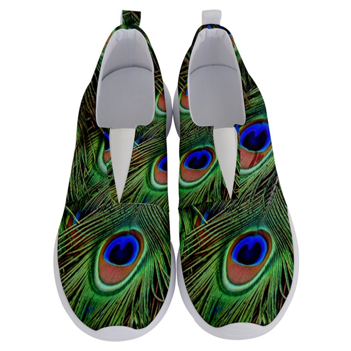 Peacock Feathers No Lace Lightweight Shoes