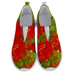 Red Roses No Lace Lightweight Shoes by okhismakingart