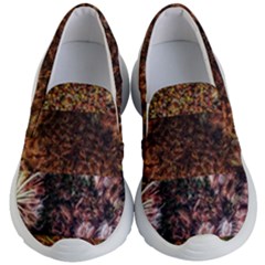 Queen Annes Lace Horizontal Slice Collage Kids  Lightweight Slip Ons by okhismakingart