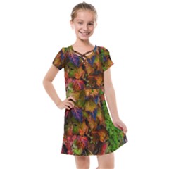 Fall Ivy Kids  Cross Web Dress by okhismakingart