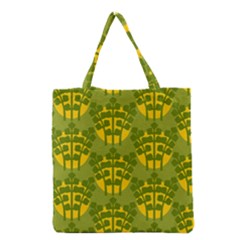 Texture Plant Herbs Green Grocery Tote Bag by Mariart