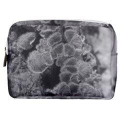 Tree Fungus Branch Vertical Black And White Make Up Pouch (medium) by okhismakingart