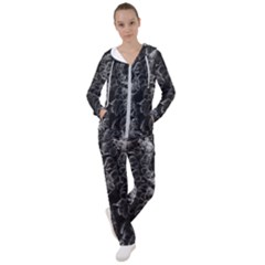 Tree Fungus Branch Vertical High Contrast Women s Tracksuit by okhismakingart