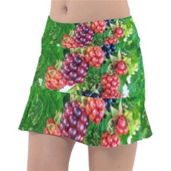 Blackberries Tennis Skirt by okhismakingart