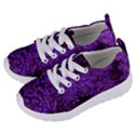 Purple Queen Anne s Lace Landscape Kids  Lightweight Sports Shoes View2