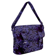 Blue Queen Anne s Lace Landscape Buckle Messenger Bag by okhismakingart