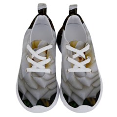 White Angular Rose Running Shoes by okhismakingart
