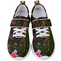 Pink Rose Field (sideways) Women s Velcro Strap Shoes by okhismakingart