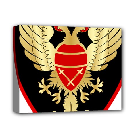 Iranian Army Karate Badge Deluxe Canvas 14  X 11  (stretched) by abbeyz71