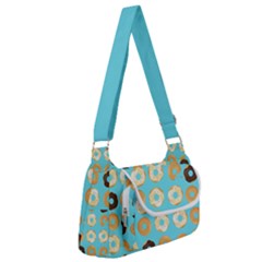 Donuts Pattern With Bites Bright Pastel Blue And Brown Multipack Bag by genx