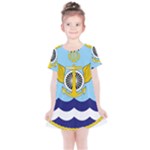 Official Insignia of Iranian Navy Aviation Kids  Simple Cotton Dress