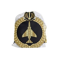 Iranian Air Force F-4 Fighter Pilot Wing Drawstring Pouch (large) by abbeyz71