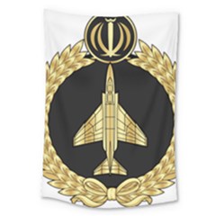 Iranian Air Force F-4 Fighter Pilot Wing Large Tapestry by abbeyz71