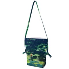 Lily Pond Ii Folding Shoulder Bag by okhismakingart