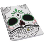 Day Of The Dead Skull Sugar Skull 5.5  x 8.5  Notebook